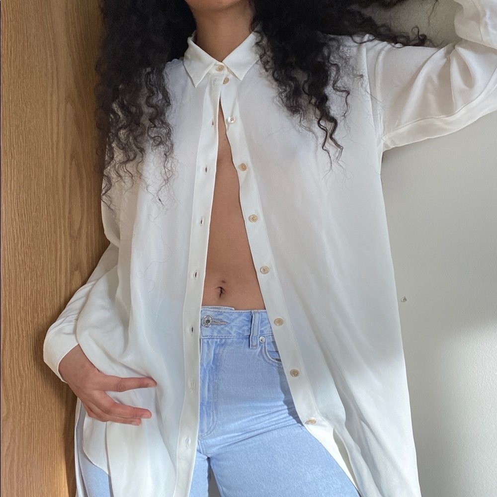 Aritzia Button-Up Blouse